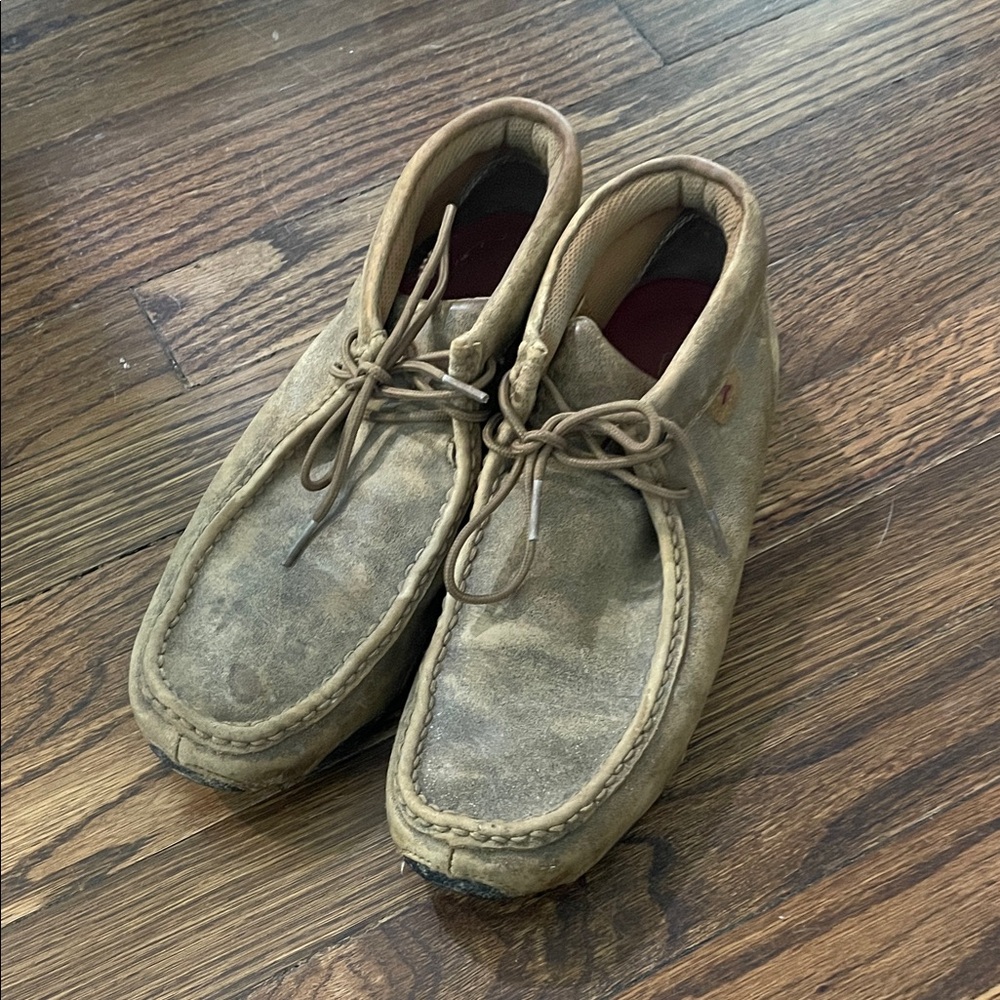 Twisted X Tan Leather Ankle Boots